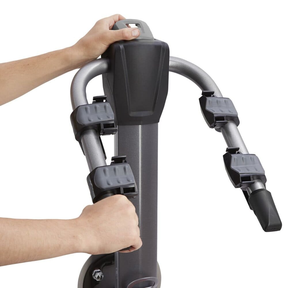 Yakima SpareRide Fahrradträger für zwei Fahrräder grau/rot – Bild 6