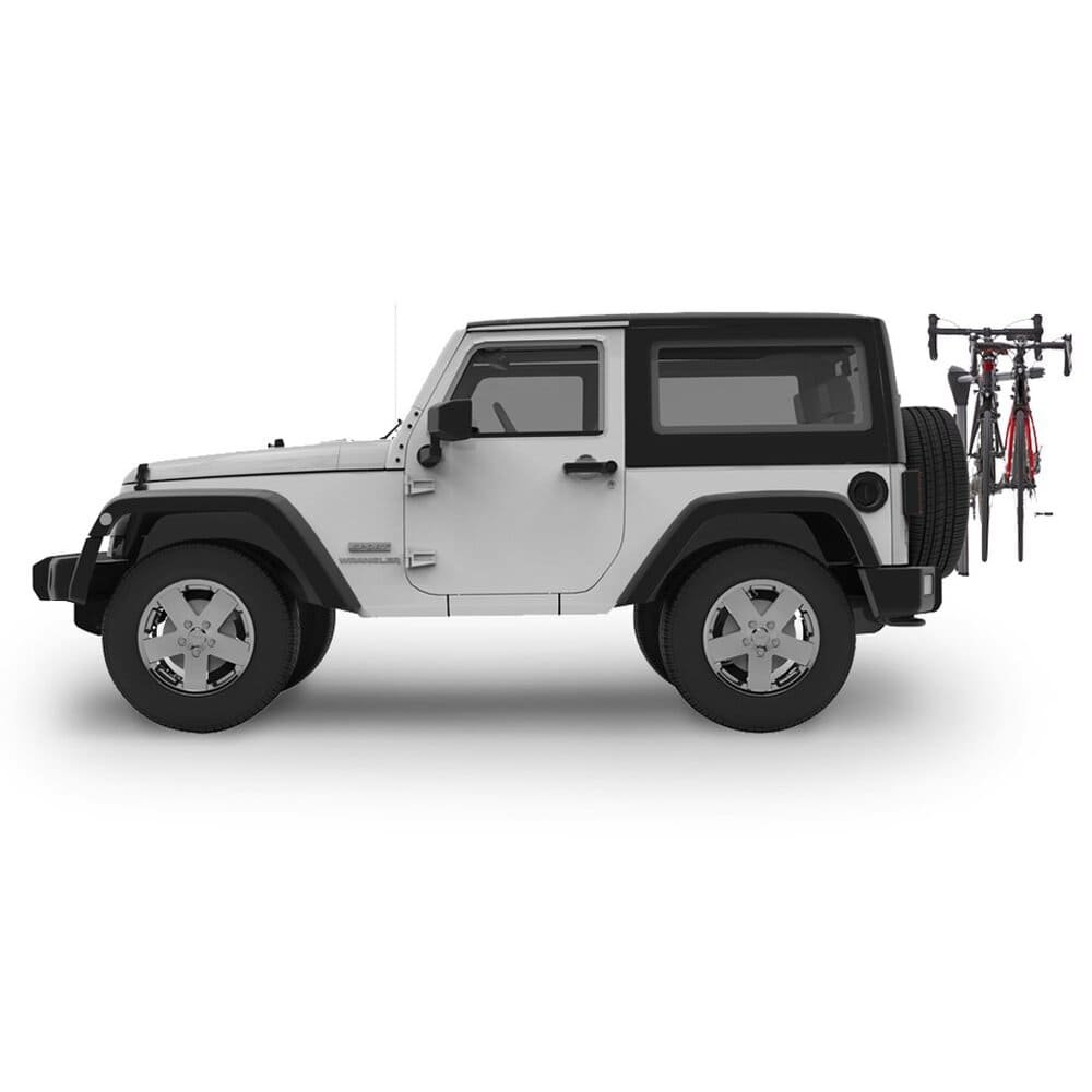 Yakima SpareRide Fahrradträger für zwei Fahrräder grau/rot – Bild 8