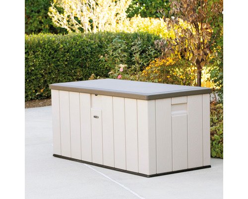 Auflagenbox LIFETIME 568 l inkl. Gasdruckfedern 153 x 72 x 69 cm sand – Bild 4