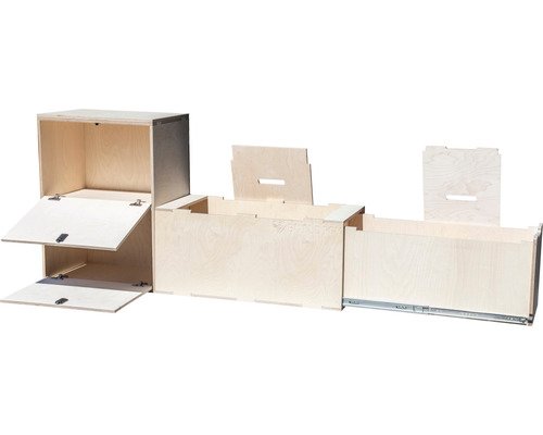 Buildify Campingbox Nellie Multifunktionssystem u.a. für VW T5/T6 1500x450x700 mm – Bild 4