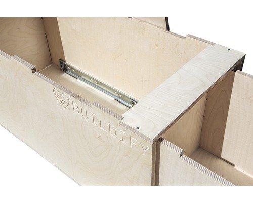 Buildify Campingbox Nellie Multifunktionssystem u.a. für Ducato Crafter Sprinter 1650x450x900 mm – Bild 4