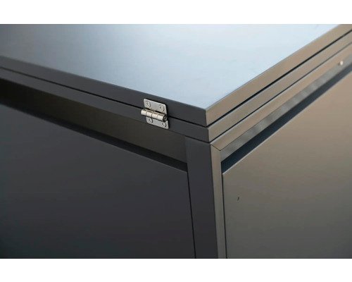 Mülltonnenbox WESTMANN Kubus 3 Metall 200 x 80 x 116 cm anthrazit – Bild 3